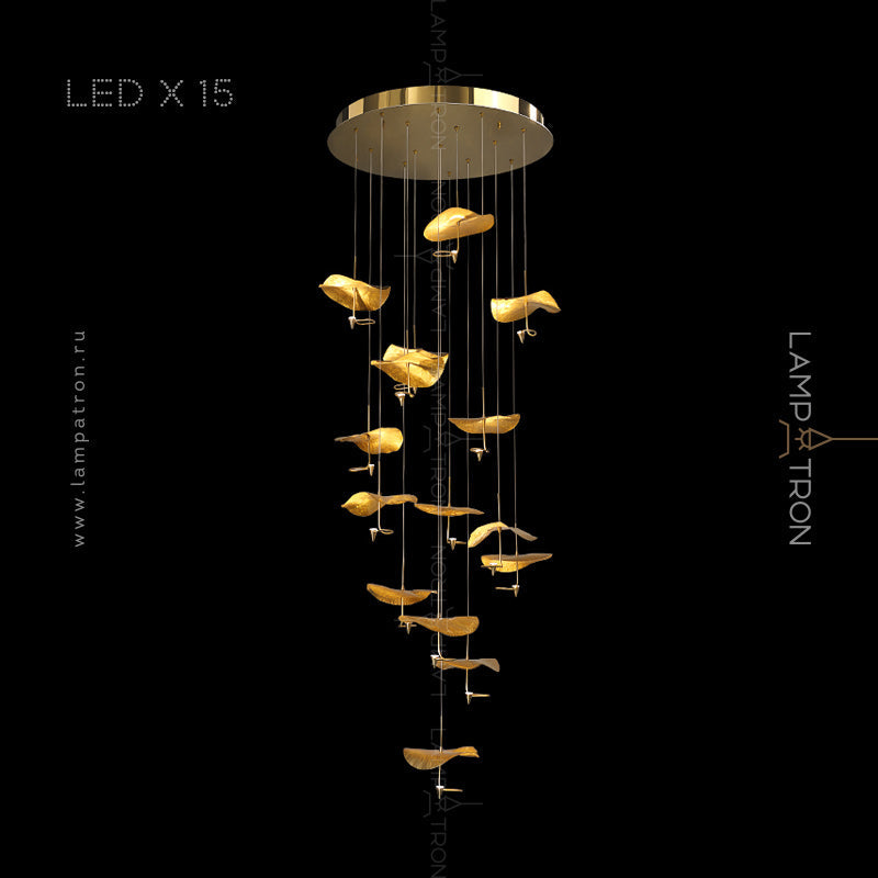 PALERMO MORE Cascade lighting fixtures