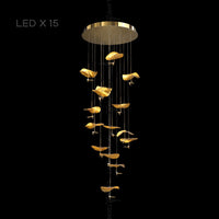 PALERMO MORE Cascade lighting fixtures