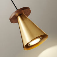 PIET CONE WOOD Pendant light