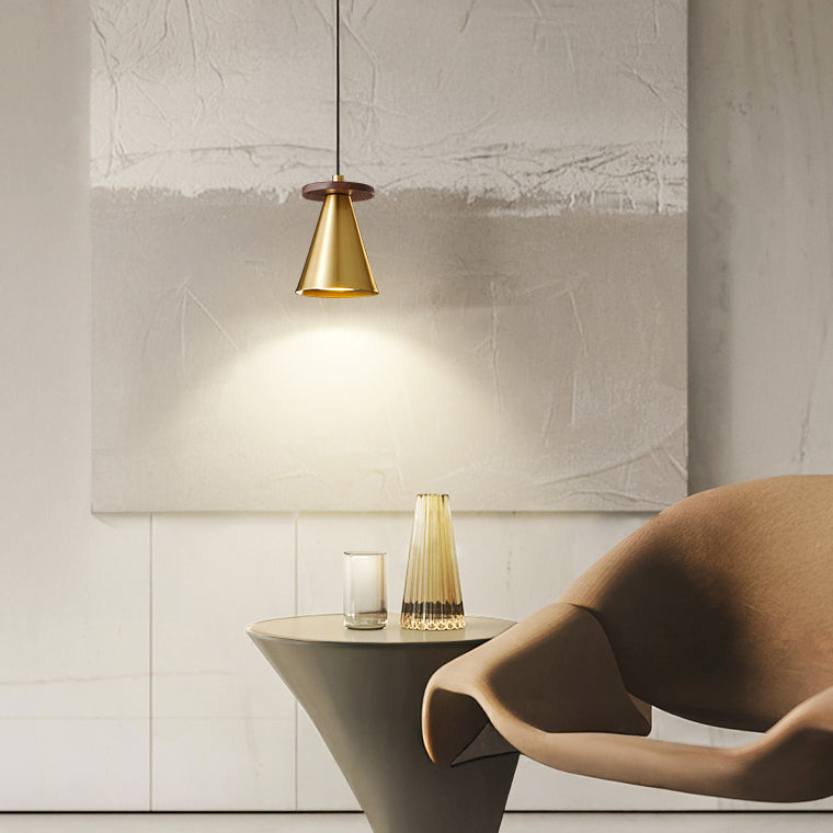 PIET CONE WOOD Pendant light