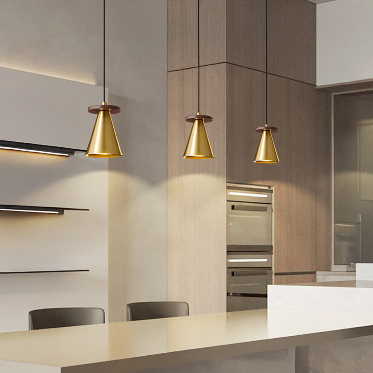 PIET CONE WOOD Pendant light