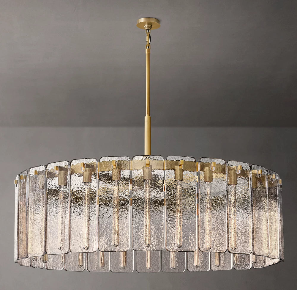 Calamette Glass Round Chandelier