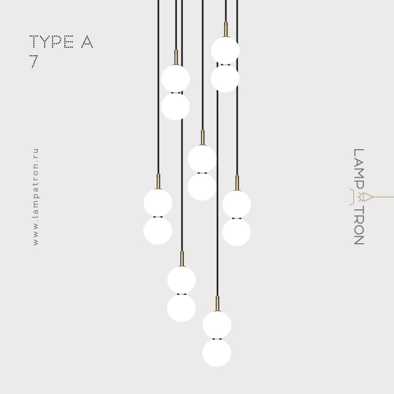 ROCCO COMBO Cascade lighting fixtures