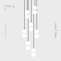 ROCCO COMBO Cascade lighting fixtures