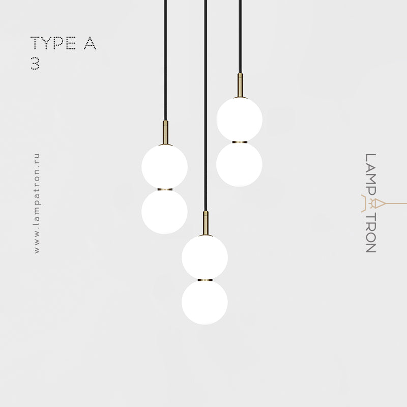 ROCCO COMBO Cascade lighting fixtures