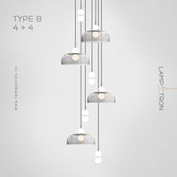 ROCCO COMBO Cascade lighting fixtures