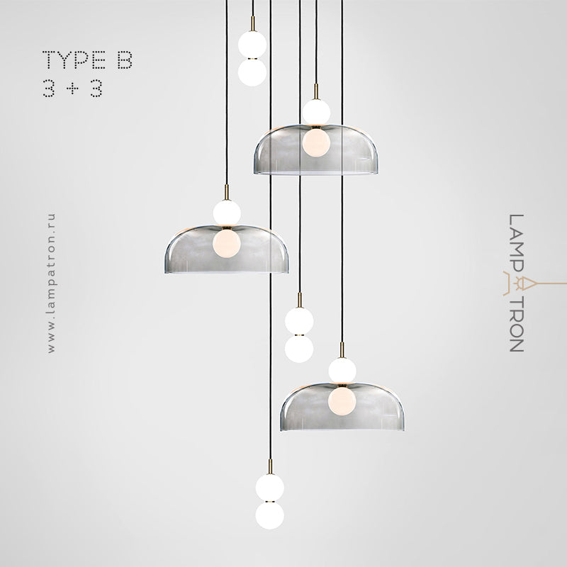 ROCCO COMBO Cascade lighting fixtures