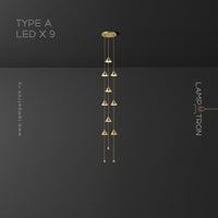 ROLAN COMBO Cascade lighting fixtures