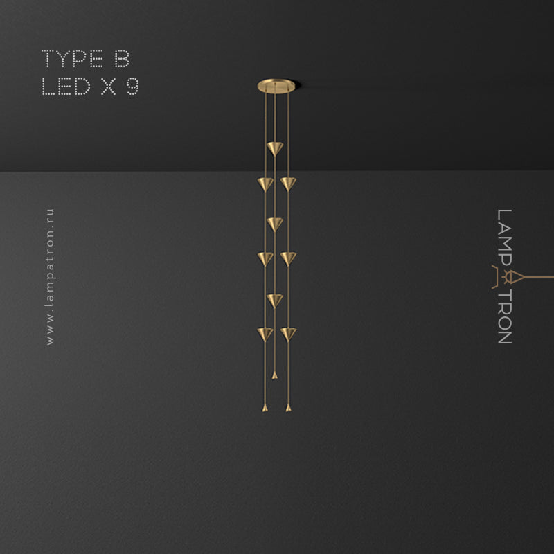 ROLAN COMBO Cascade lighting fixtures