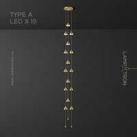 ROLAN COMBO Cascade lighting fixtures