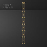 ROLAN COMBO Cascade lighting fixtures