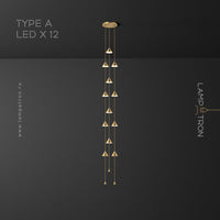 ROLAN COMBO Cascade lighting fixtures