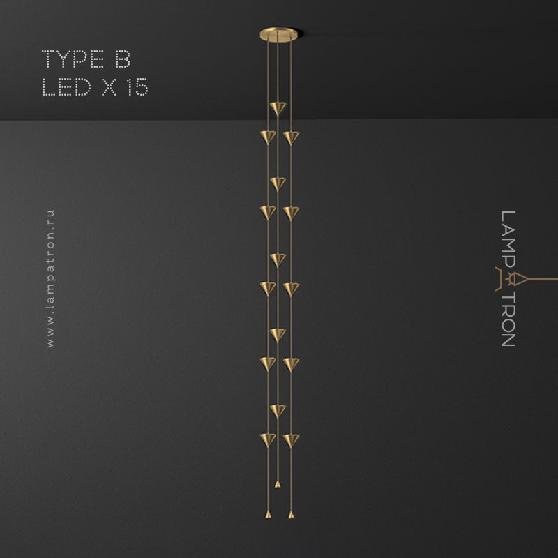 ROLAN COMBO Cascade lighting fixtures