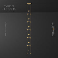 ROLAN COMBO Cascade lighting fixtures