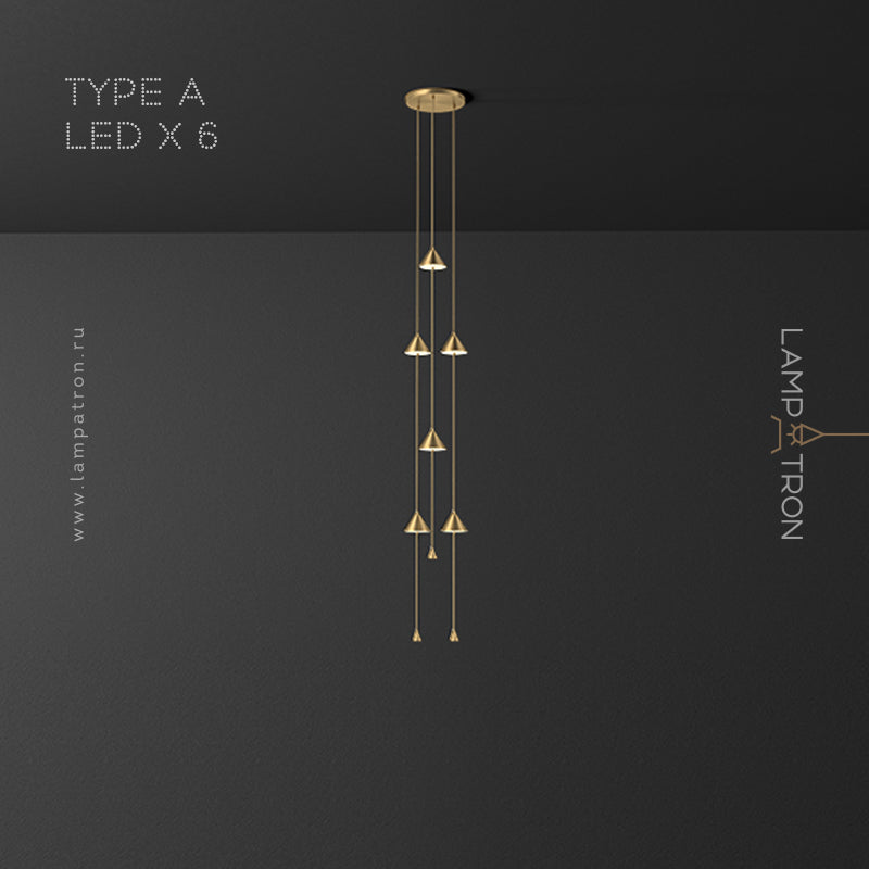 ROLAN COMBO Cascade lighting fixtures