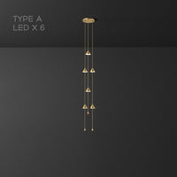 ROLAN COMBO Cascade lighting fixtures