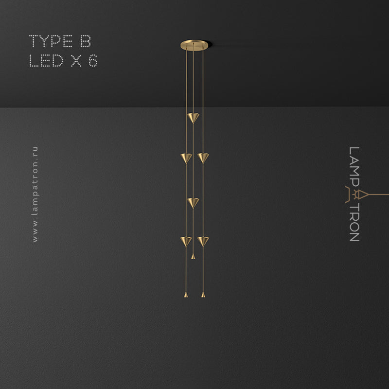 ROLAN COMBO Cascade lighting fixtures