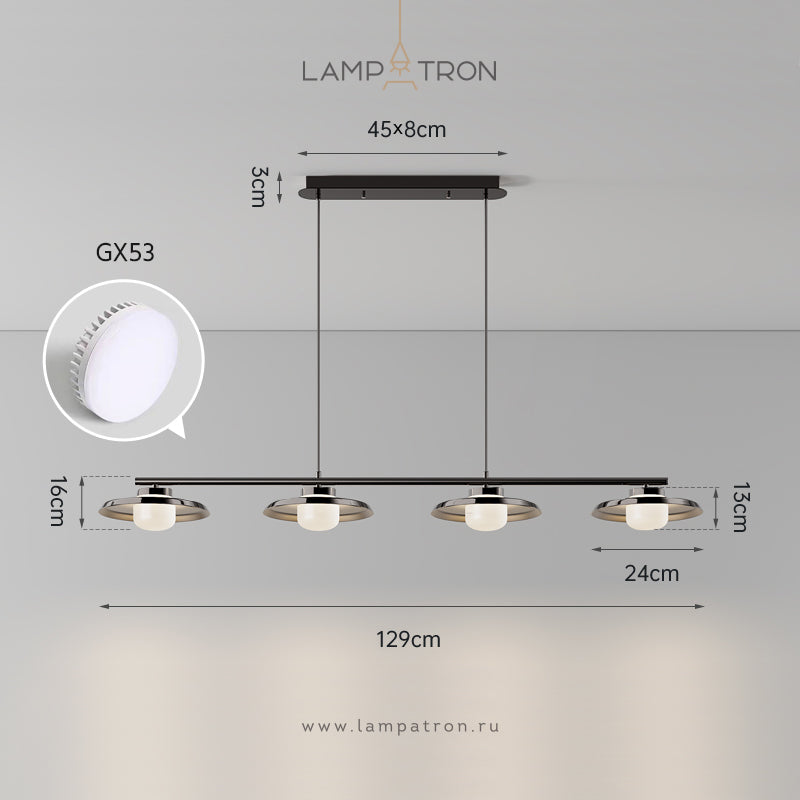 RUBEN LONG Long lighting fixture