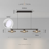 RUBEN LONG Long lighting fixture