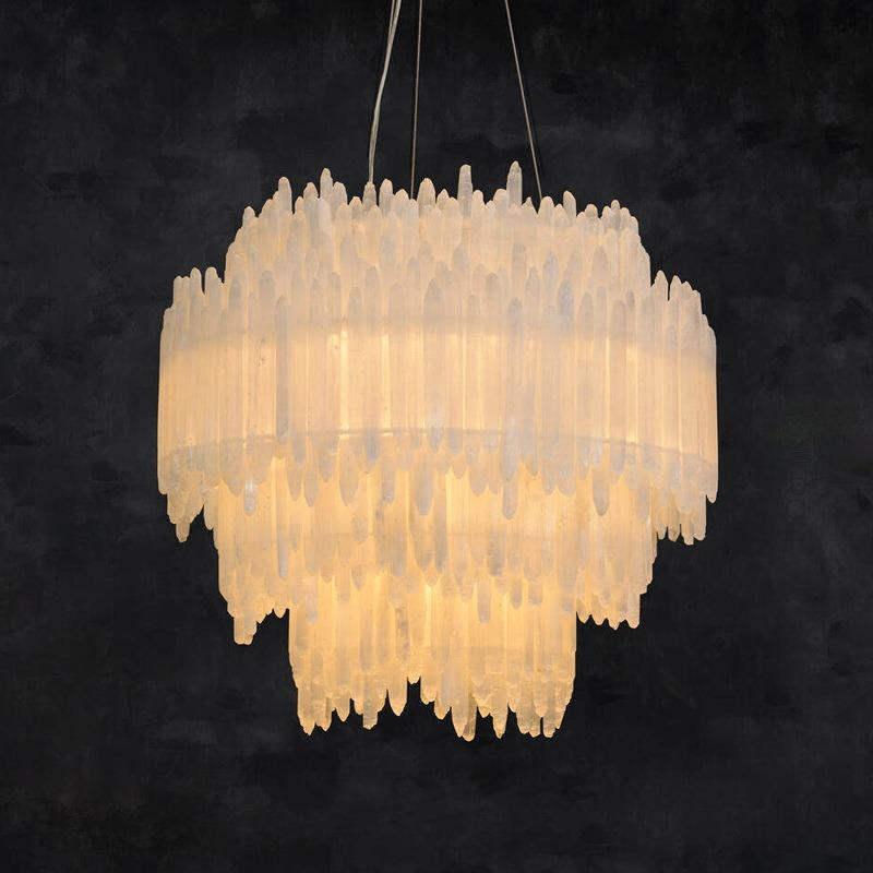 Selenite Chandelier