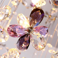 CHARA AMETHYST long chandelier