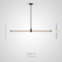 TEOFIL B Long lighting fixture