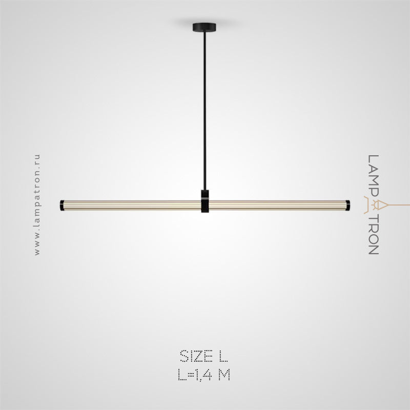 TEOFIL B Long lighting fixture