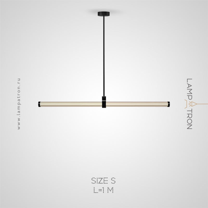 TEOFIL B Long lighting fixture