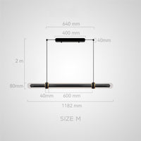 TIME TUNNEL Long lighting fixture