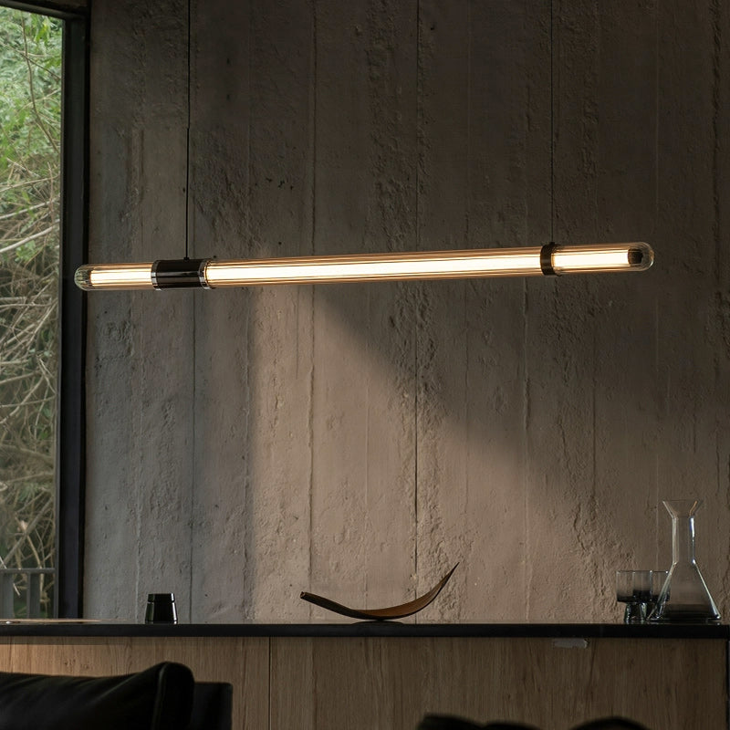 TIME TUNNEL WAVY Long lighting fixture