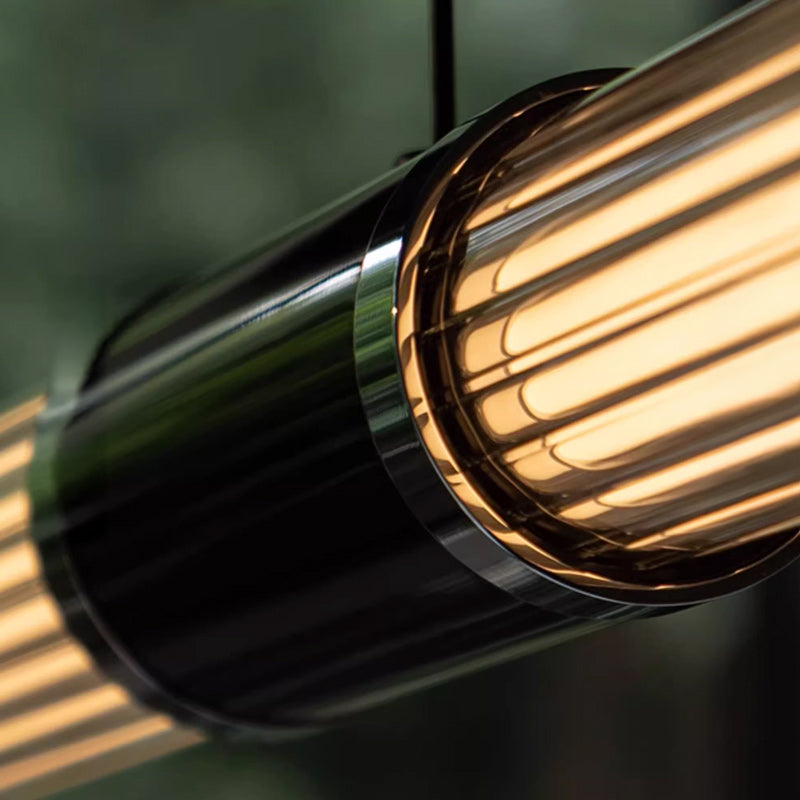 TIME TUNNEL WAVY Long lighting fixture