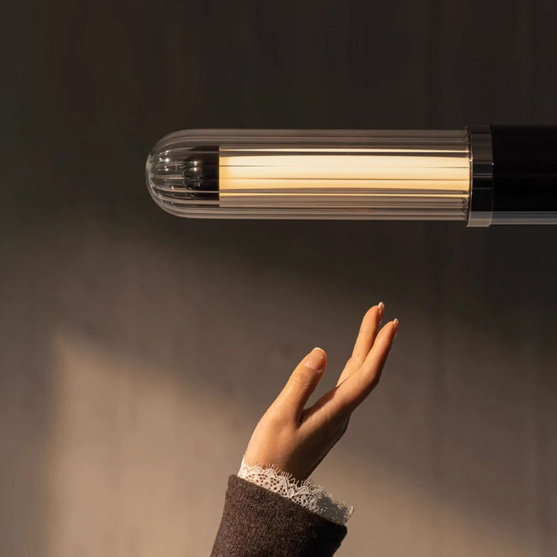 TIME TUNNEL WAVY Long lighting fixture