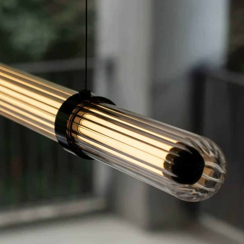 TIME TUNNEL WAVY Long lighting fixture