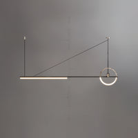 ZODIAC Long lighting fixture