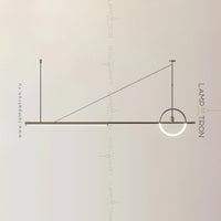 ZODIAC Long lighting fixture