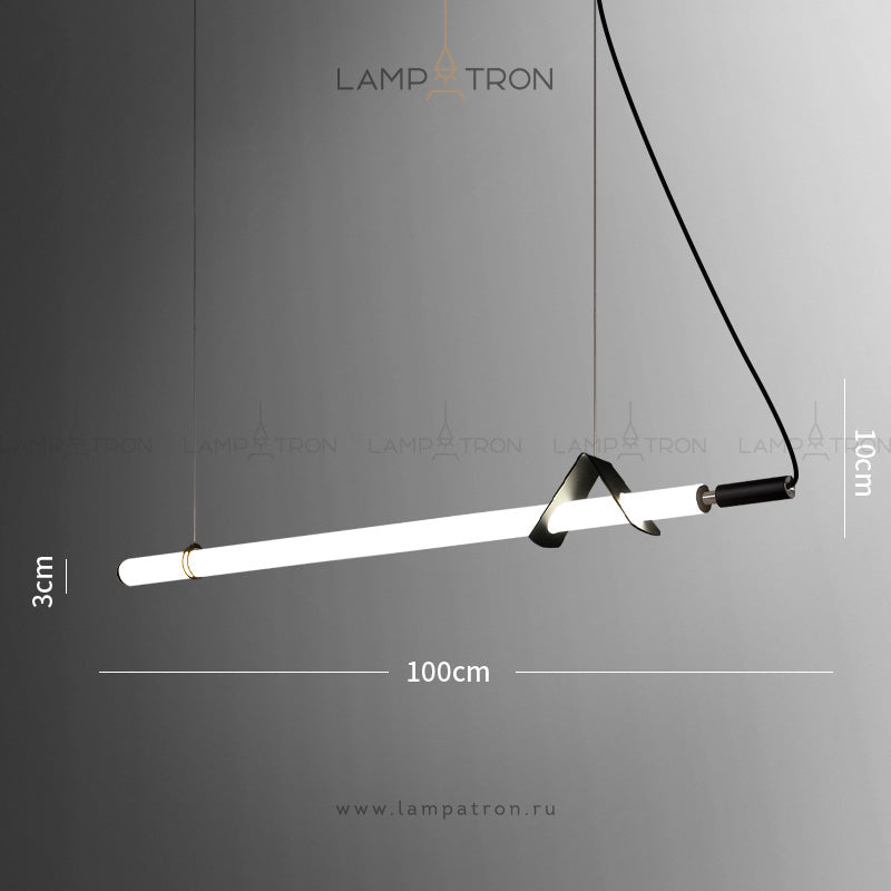 DELIA L Long lighting fixture