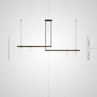 BARRA Long lighting fixture