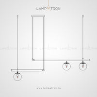 BARRA Long lighting fixture
