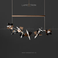 BERGAMO Long lighting fixture