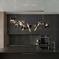 BERGAMO Long lighting fixture