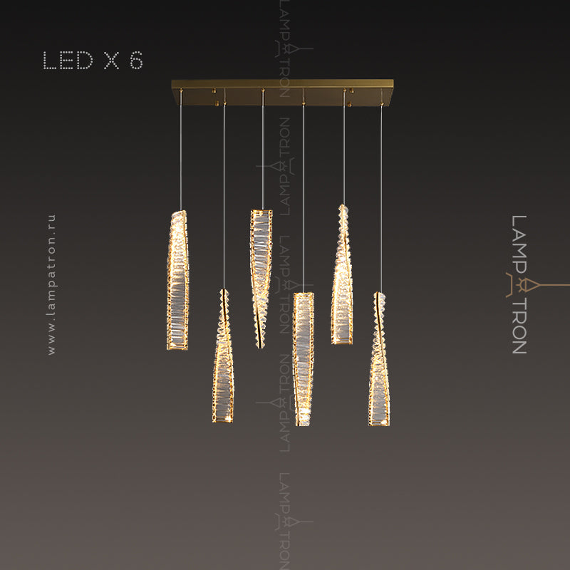 BERTOLDA X COMBO Cascade lighting fixtures