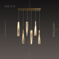 BERTOLDA X COMBO Cascade lighting fixtures