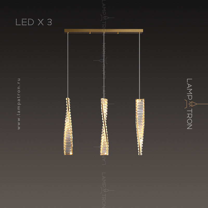 BERTOLDA X COMBO Cascade lighting fixtures