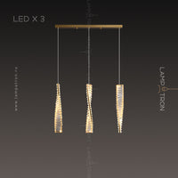 BERTOLDA X COMBO Cascade lighting fixtures