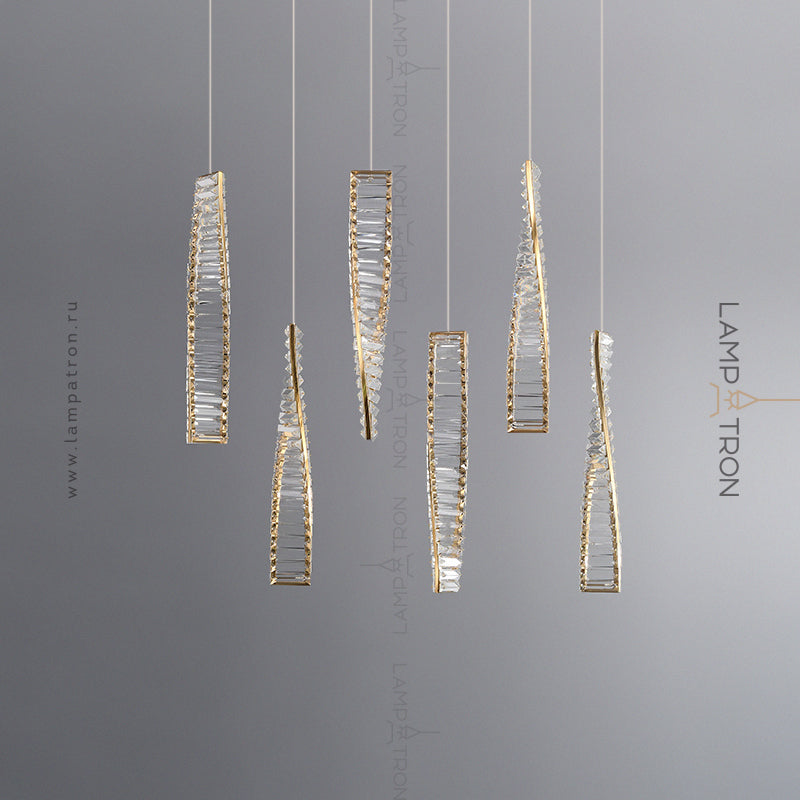 BERTOLDA X COMBO Cascade lighting fixtures