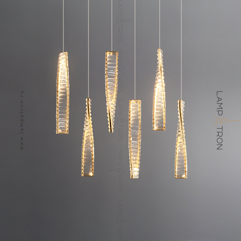 BERTOLDA X COMBO Cascade lighting fixtures