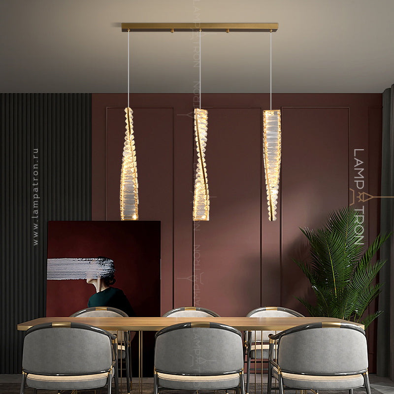 BERTOLDA X COMBO Cascade lighting fixtures