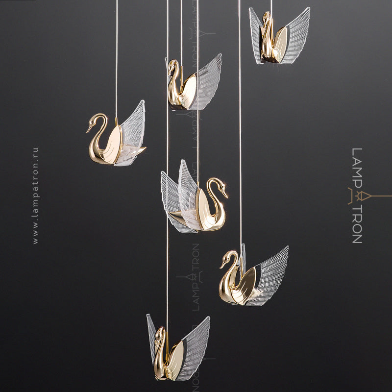 BIRDIE COMBO Cascade lighting fixtures