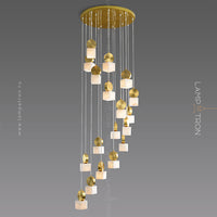 BRIXEN Cascade lighting fixtures