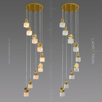 BRIXEN Cascade lighting fixtures